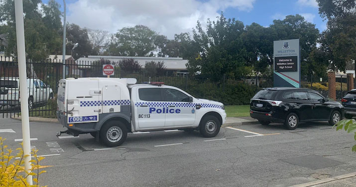 Police were called to Willetton Senior High School after the alleged attack yesterday morning